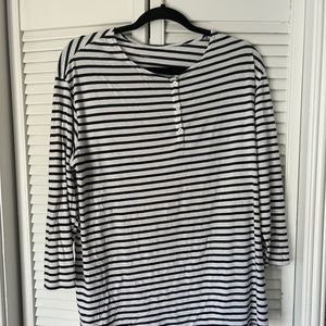 Storq striped maternity shirt